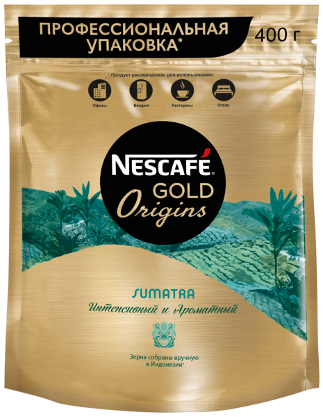 Кофе растворимый NESCAFE Gold Origins Sumatra